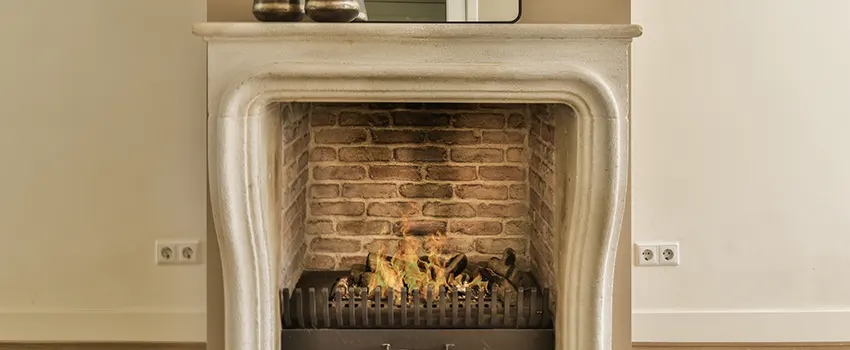 Vintage-style Fireplace Redesign in Oregon, Ohio