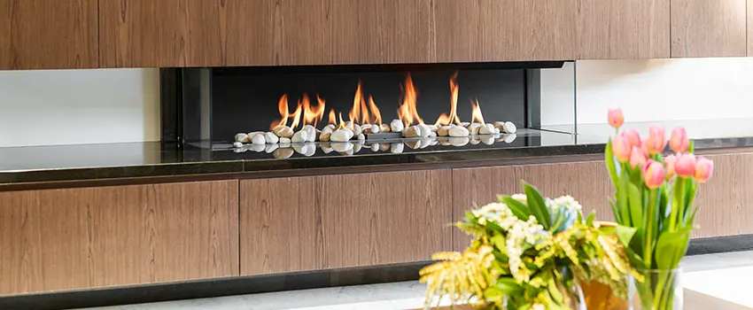 Double-height Fireplace Design Refurbishment in Oregon, Ohio